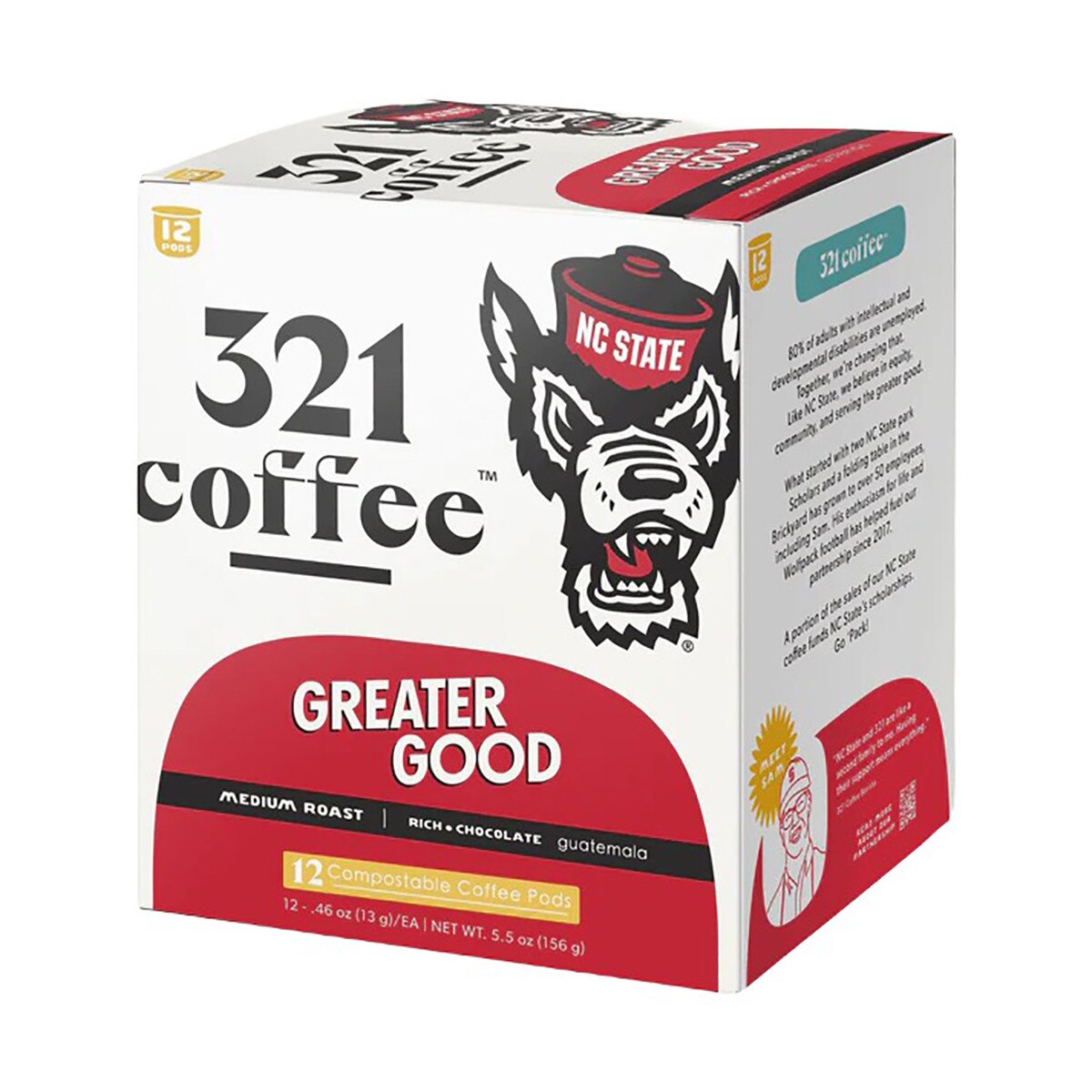321 Coffee Greater Good - 12 Pack C